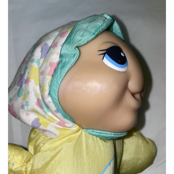 Vtg 1998 Playskool Gloworm Nylon Moon Plush Night Light Up WORKS Glow Worm #5770 - Picture 5 of 12